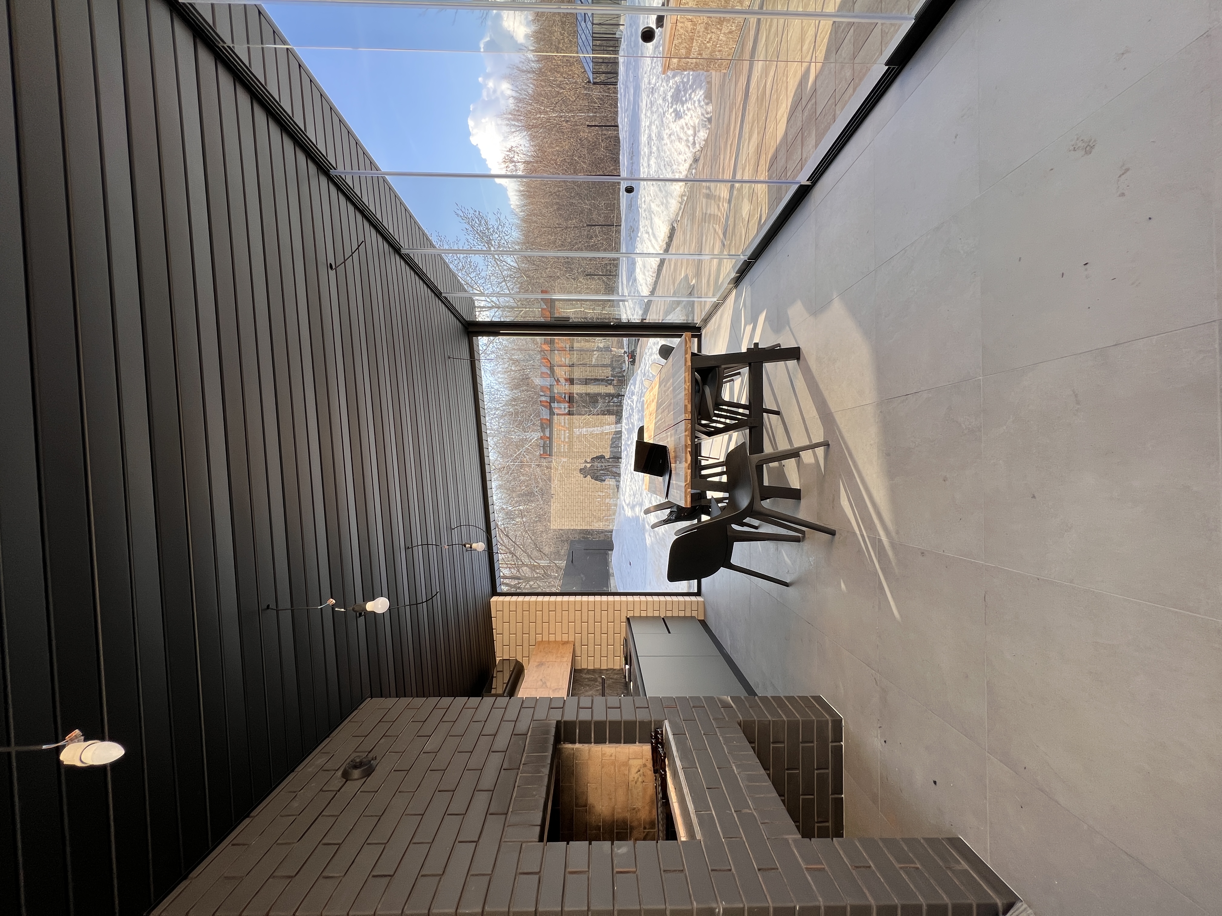 Раздвижное остекление террасы